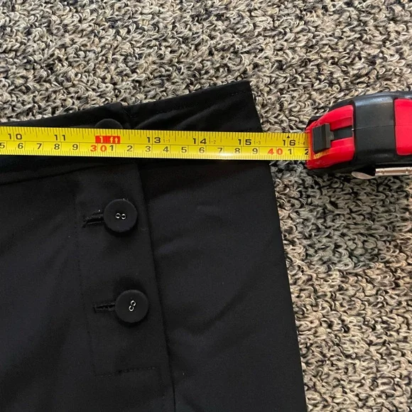 Etcetera Dress Pants Slacks Black Business Casual Buttons Size 2 (J) - Picture 5 of 6